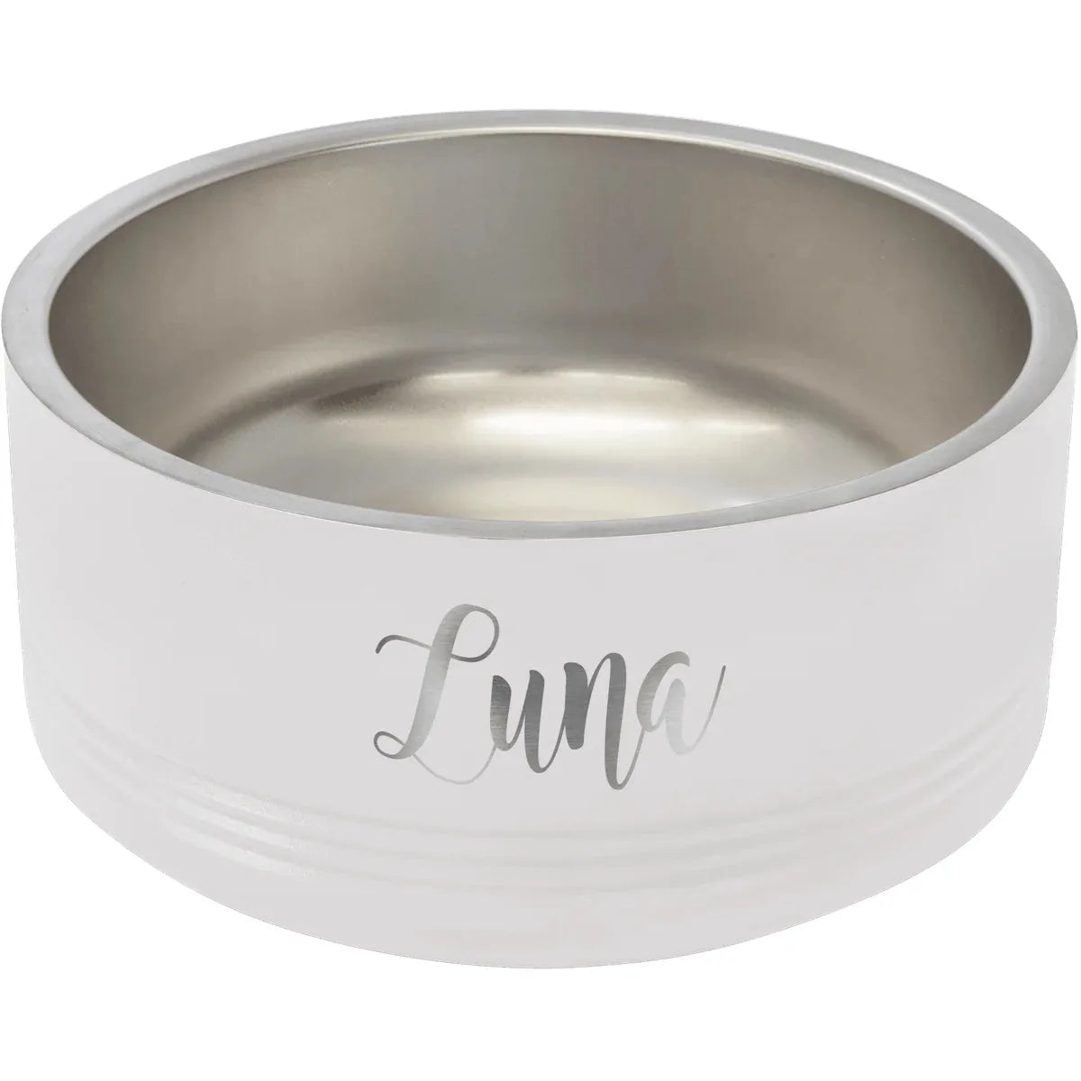 White Polar Camel 32 oz. Medium Pet Bowl