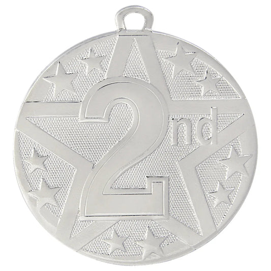 2" Silver Superstar 2nd Place Medal
