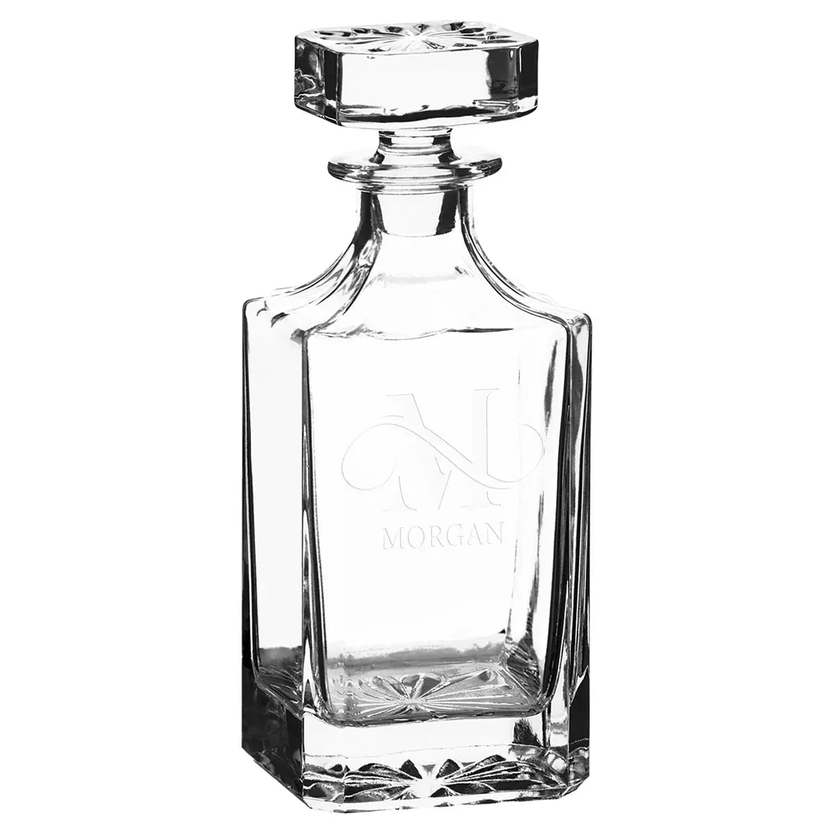 750ml Square Glass Decanter with Printed Gift Box