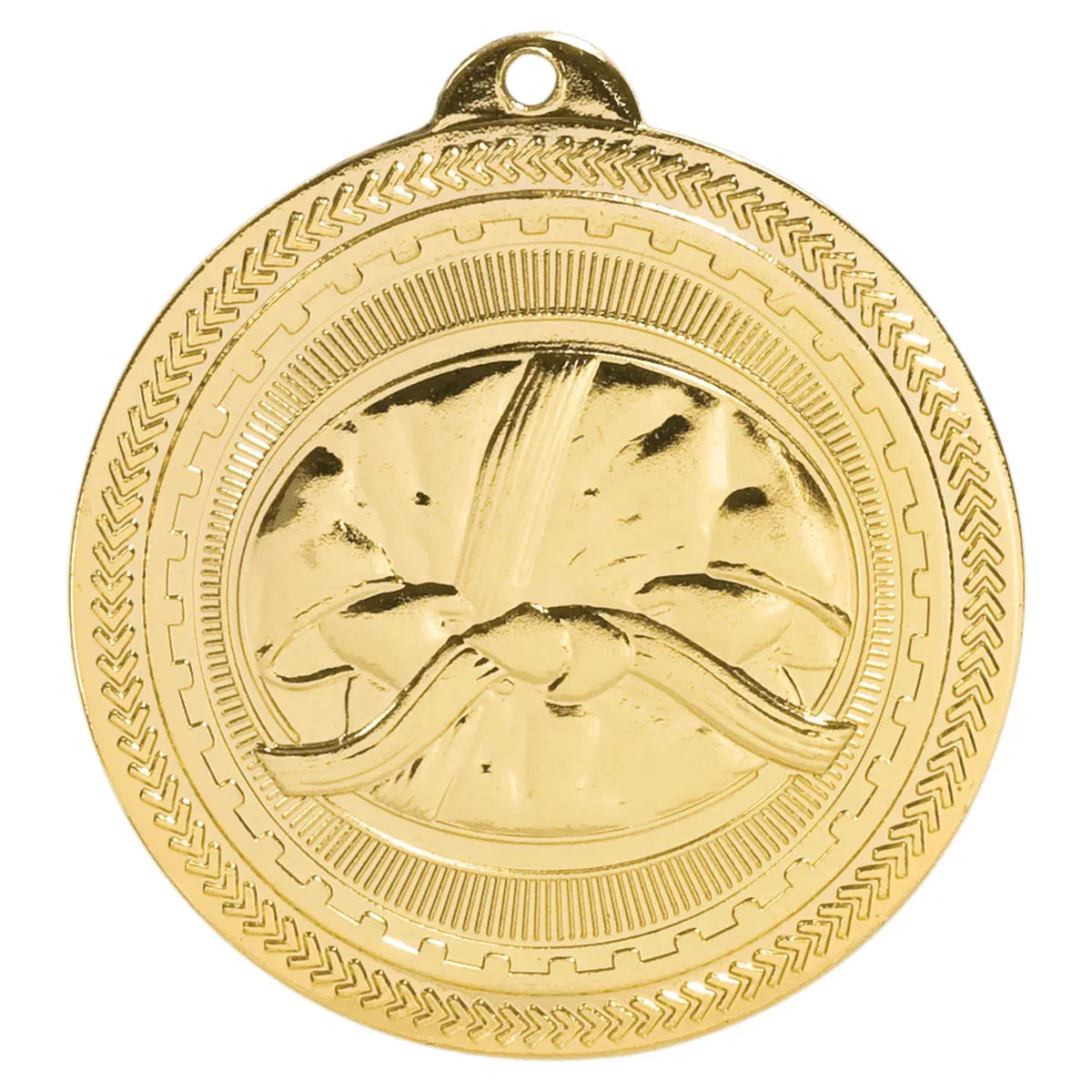 Bright Gold 2" Martial Arts Laserable BriteLazer Medal