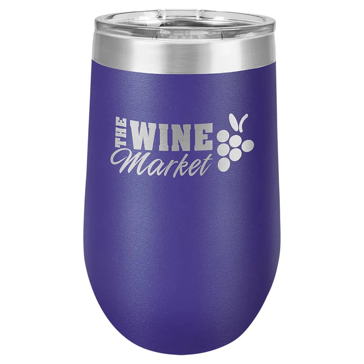 Purple Polar Camel 16 oz. Vacuum Insulated Stemless Tumbler with Lid