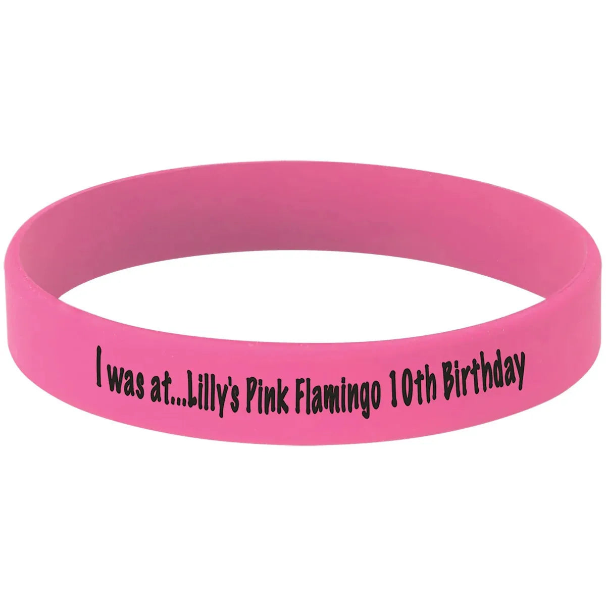 Pink/Black 3 3/4" Laserable Bracelet