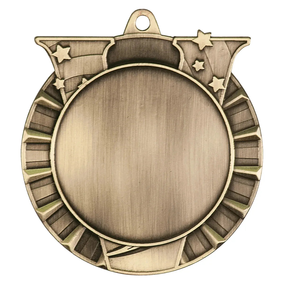 Insert Holder 2 3/4" Medal — Custom Engraved & UV Printed | Gold, Silver & Bronze