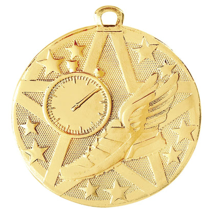 Gold 2" Superstar Track Medal