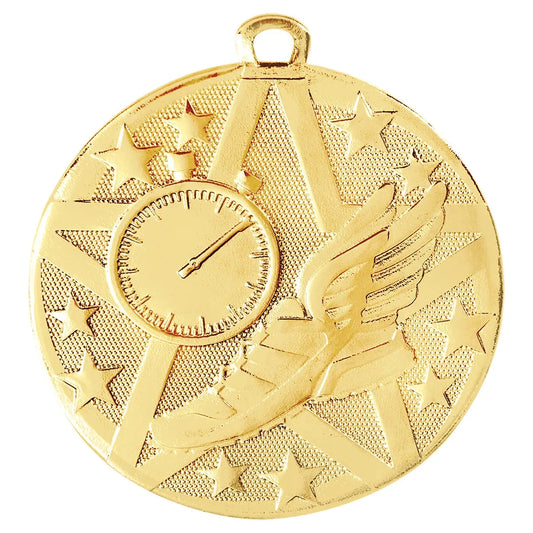 Gold 2" Superstar Track Medal