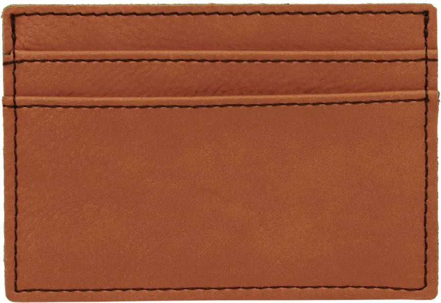 Rawhide 4" x 2 3/4" Laserable Leatherette Wallet Clip