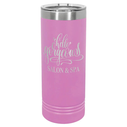 Light Purple Polar Camel 22 oz. Skinny Tumbler with Slider Lid