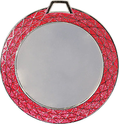 Pink 2 3/4" Bling 2" Insert Holder Medal
