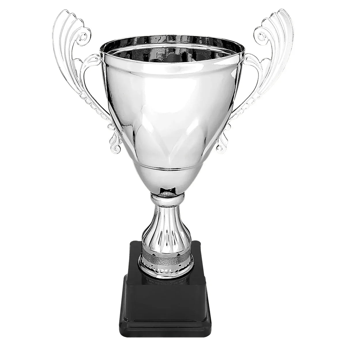 Silver 11" Completed Metal Cup on Plastic Base