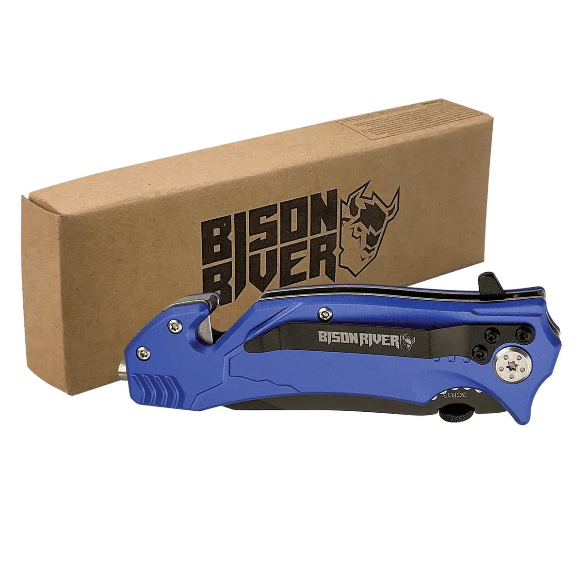 Blue Bison River 4 1/2" Rescue Knife