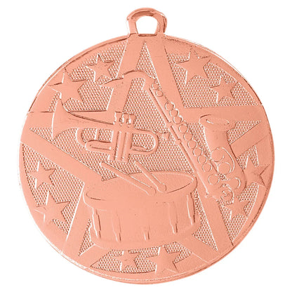 Bronze 2" Superstar Band Medal