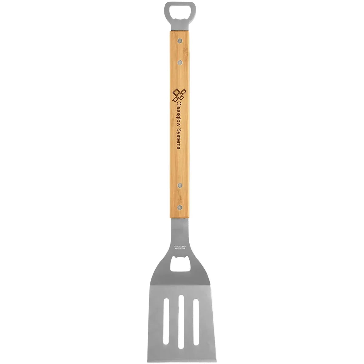 19 1/4" Bamboo Barbeque Spatula with Bottle Opener