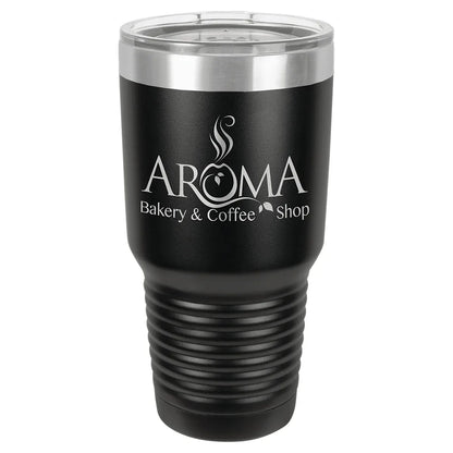 Black Polar Camel 30 oz. Ringneck Tumbler with Logo Lid