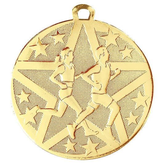Gold 2" Superstar Cross Country Medal