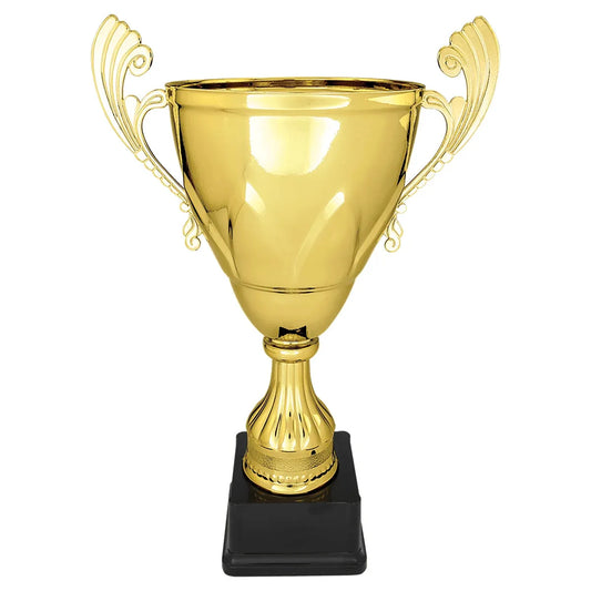 Gold 16 3/4" Completed Metal Cup on Plastic Base