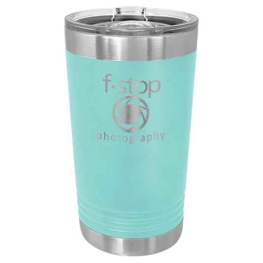 Teal Polar Camel 16 oz. Pint with Slider Lid