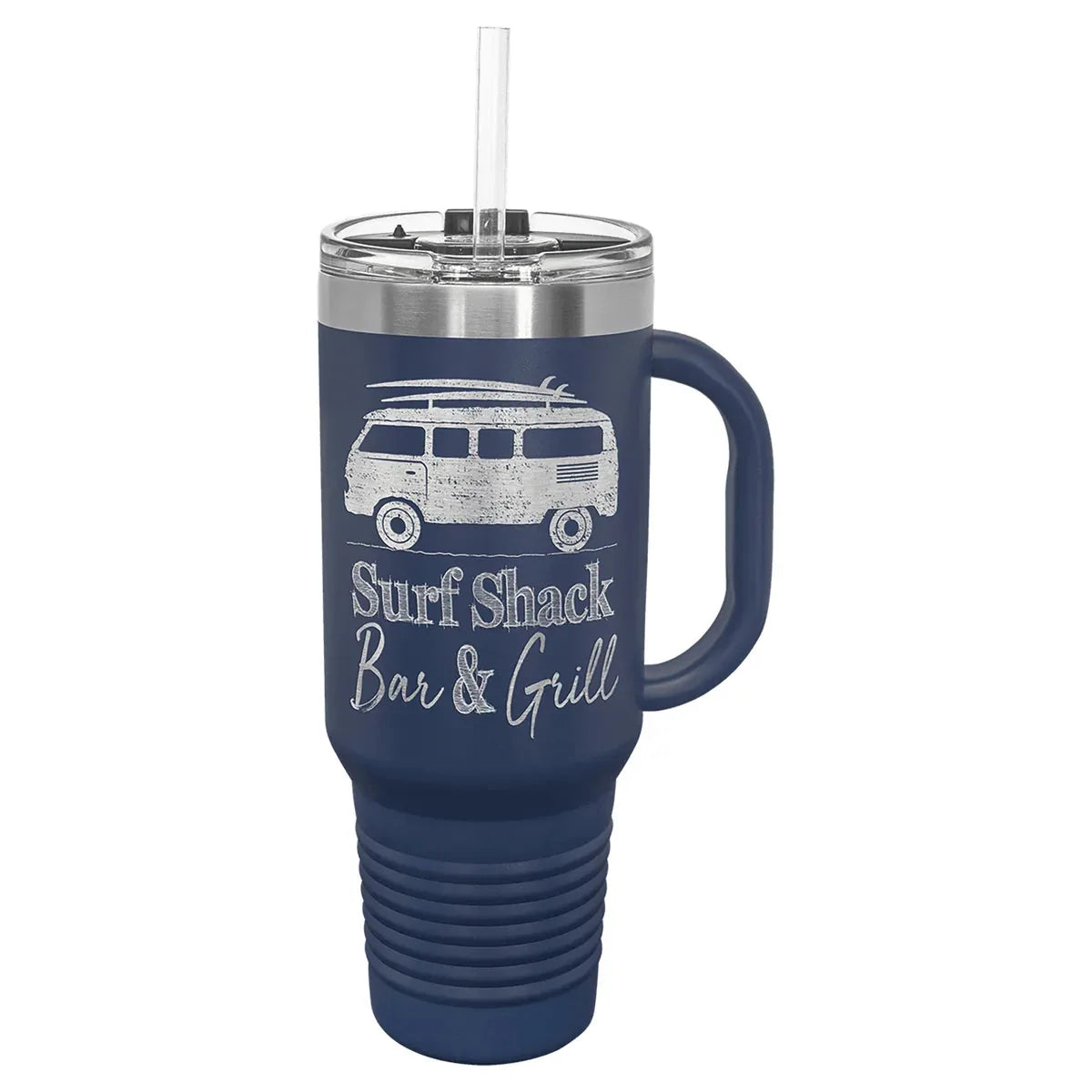 Navy Blue Polar Camel 40 oz. Travel Mug with Snap Lid & Straw
