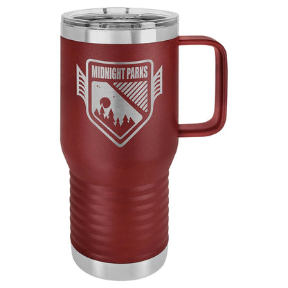 Maroon Polar Camel 20 oz. Vacuum Insulated Travel Mug with Slider Lid