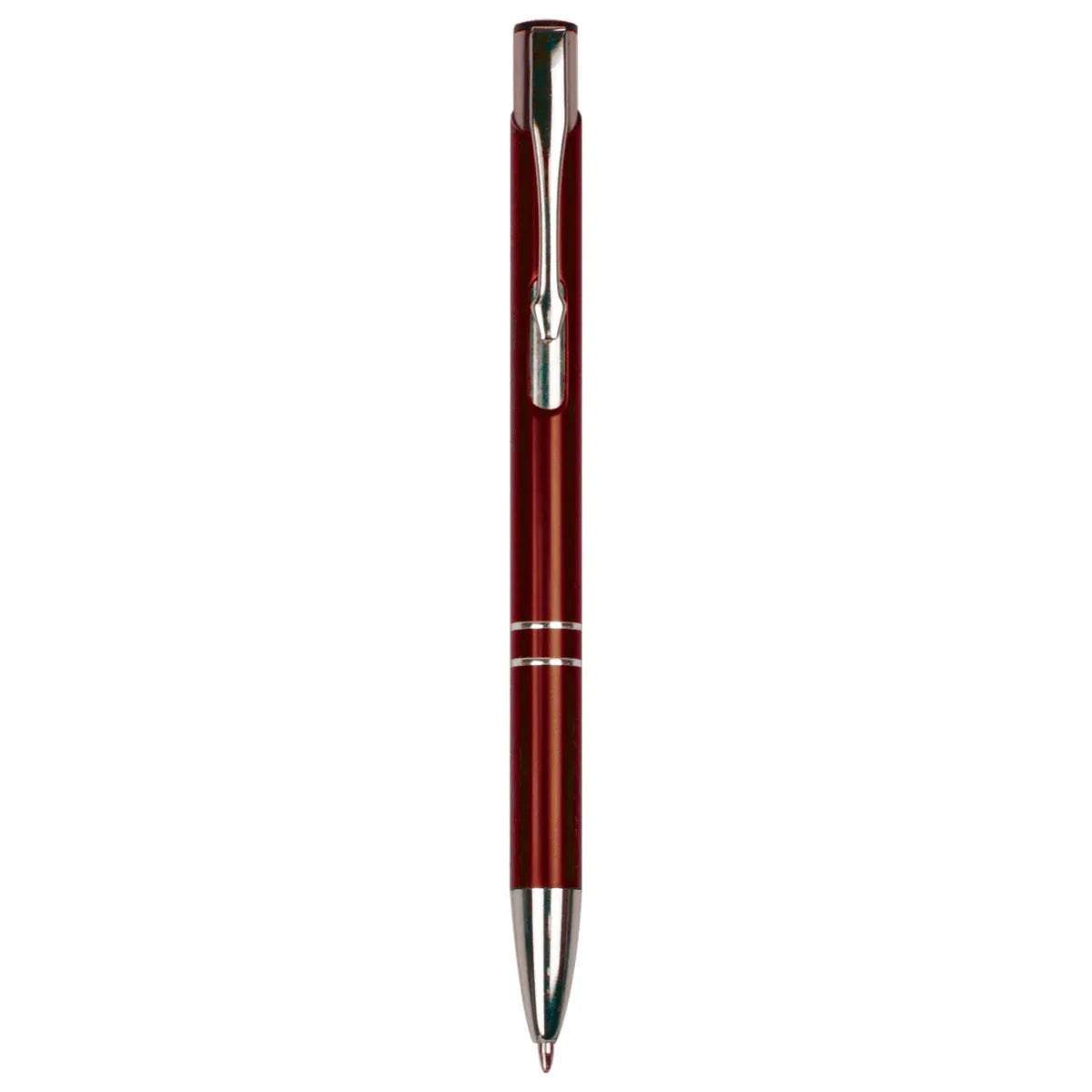 Burgundy with Silver Trim Laserable Pen