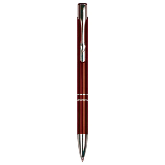 Burgundy with Silver Trim Laserable Pen