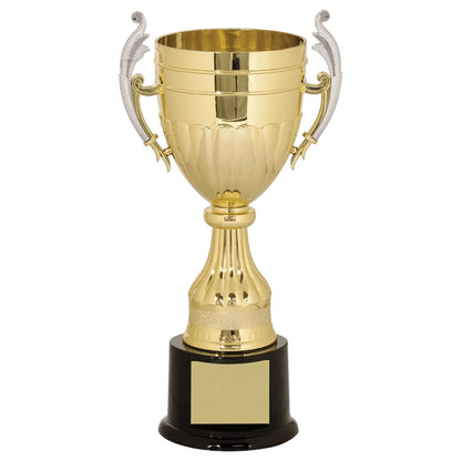 11" Gold/Silver Plastic Completed Cup Trophy