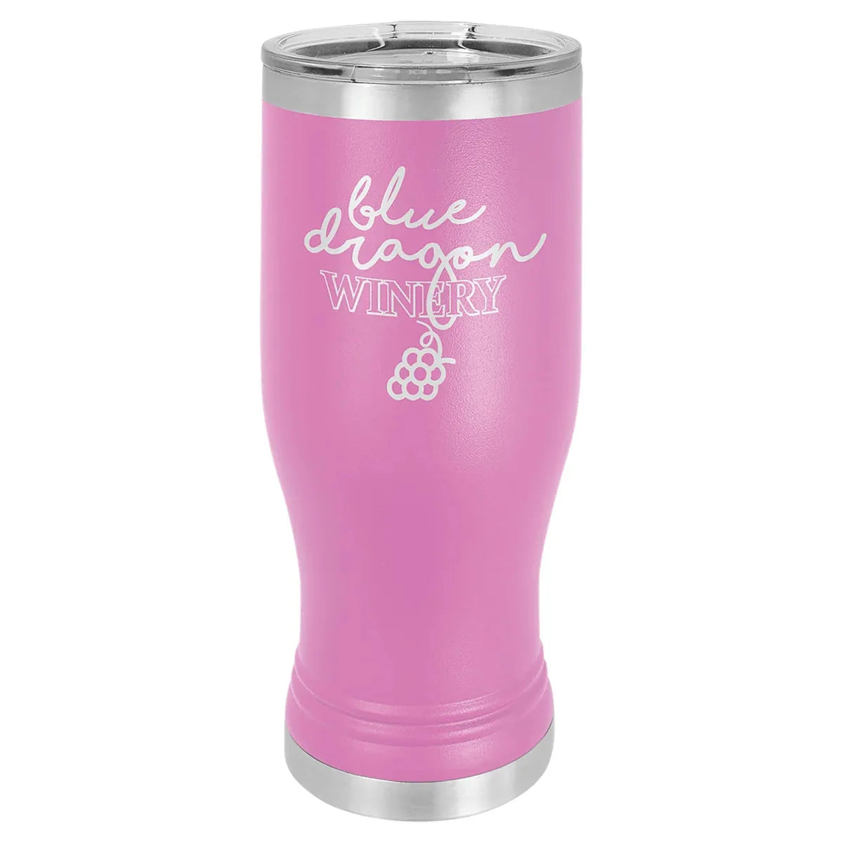 Light Purple 20 oz. Pilsner with Clear Polar Camel Lid