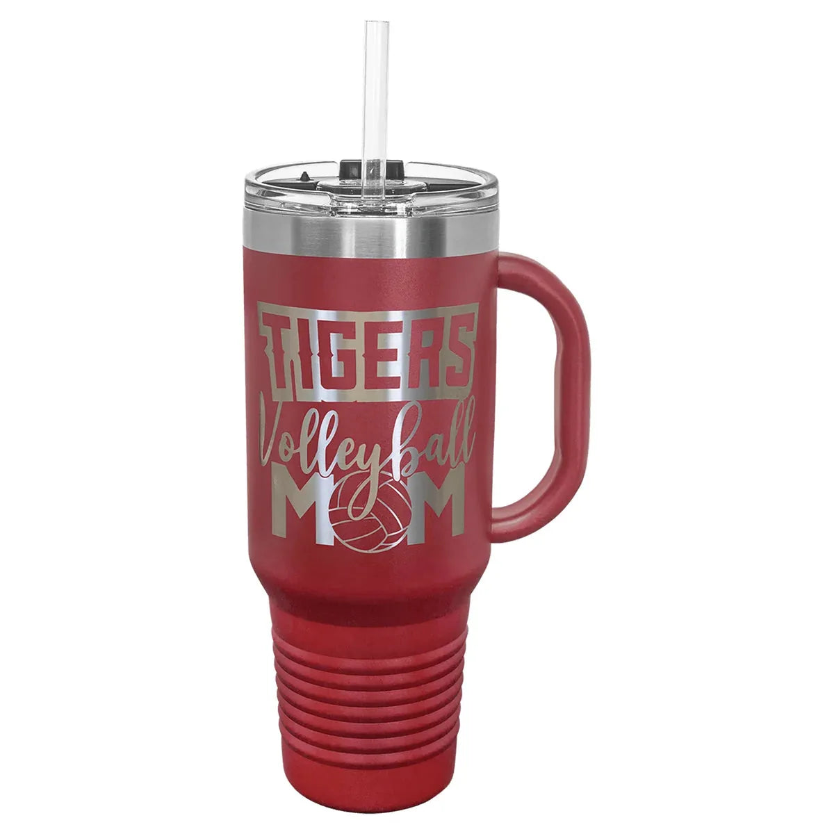Maroon Polar Camel 40 oz. Travel Mug with Snap Lid & Straw