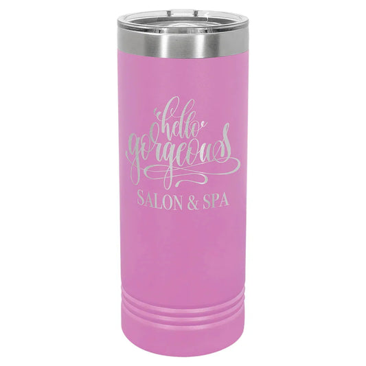 Light Purple Polar Camel 22 oz. Skinny Tumbler with Slider Lid
