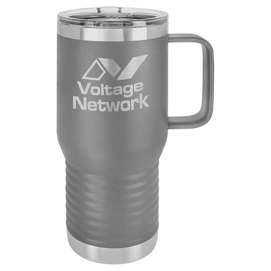 Dark Gray Polar Camel 20 oz. Vacuum Insulated Travel Mug with Slider Lid