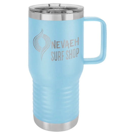 Light Blue Polar Camel 20 oz. Vacuum Insulated Travel Mug with Slider Lid