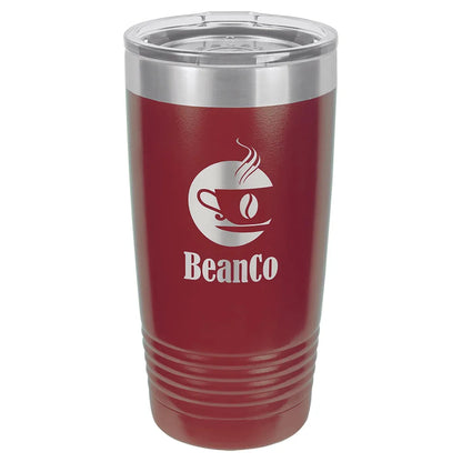 Maroon Polar Camel 20 oz. Ringneck Tumbler with Logo Lid