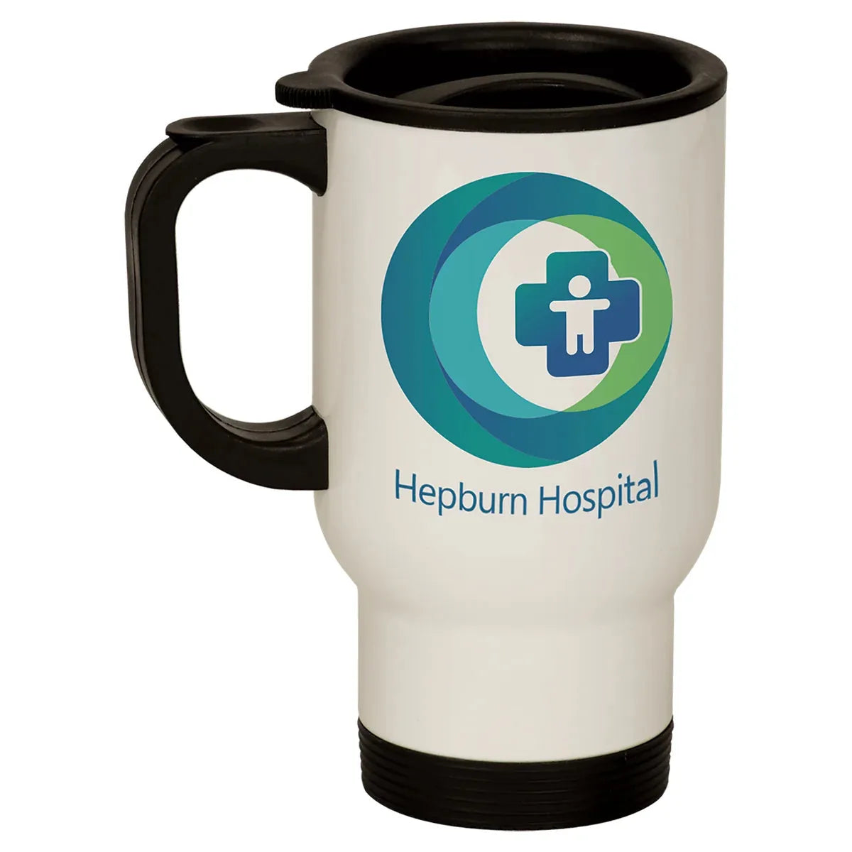 White Stainless Steel 14 oz. Travel Mug
