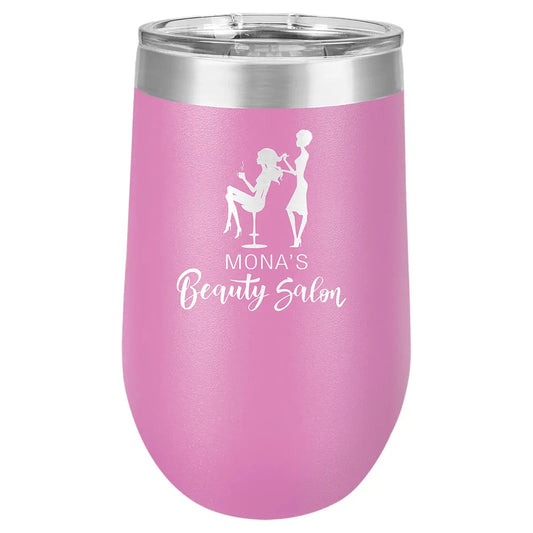 Light Purple Polar Camel 16 oz. Vacuum Insulated Stemless Tumbler with Lid
