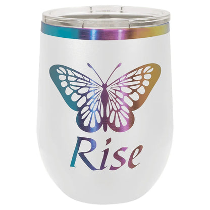 White/Prism Polar Camel 12 oz. Stemless Wine Tumbler