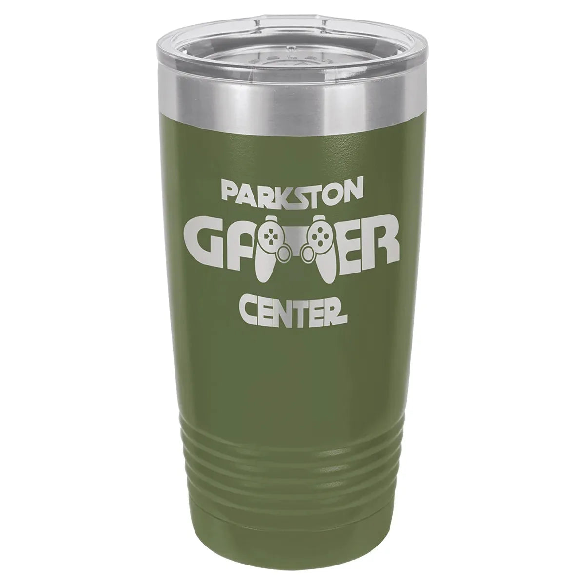 Olive Green Polar Camel 20 oz. Ringneck Tumbler with Logo Lid