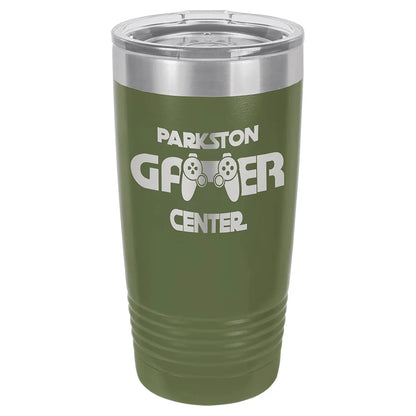 Olive Green Polar Camel 20 oz. Ringneck Tumbler with Logo Lid