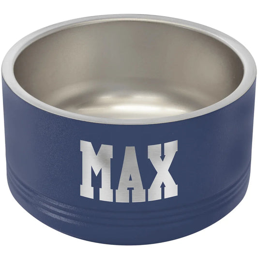 Navy Blue Polar Camel 18 oz. Small Pet Bowl