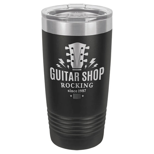 Black Polar Camel 20 oz. Ringneck Tumbler with Logo Lid