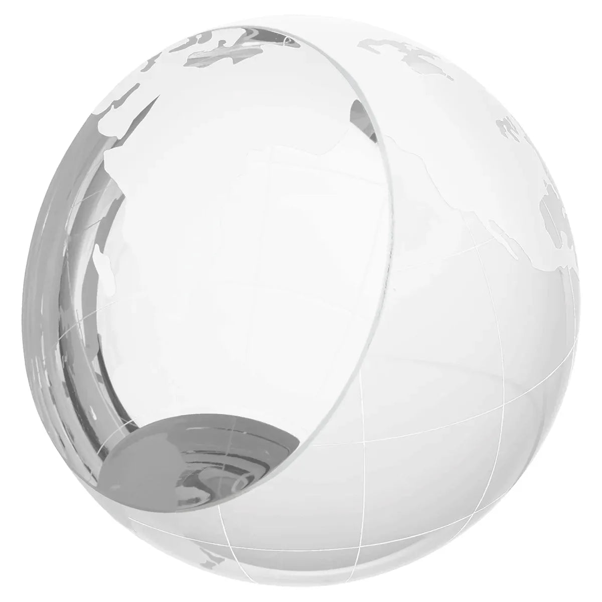 3" Crystal Globe Paperweight