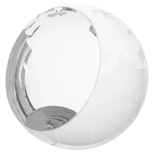 3" Crystal Globe Paperweight
