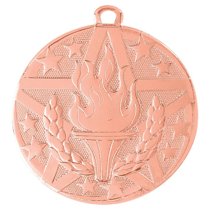 Bronze 2" Superstar Torch Medal