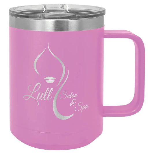 Light Purple Polar Camel 15 oz. Vacuum Insulated Mug with Slider Lid