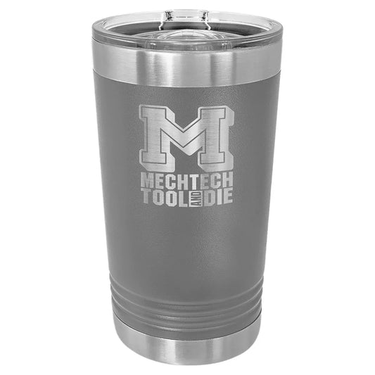 Dark Gray Polar Camel 16 oz. Pint with Slider Lid