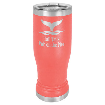 Coral 14 oz. Polar Camel Pilsner with Clear Lid