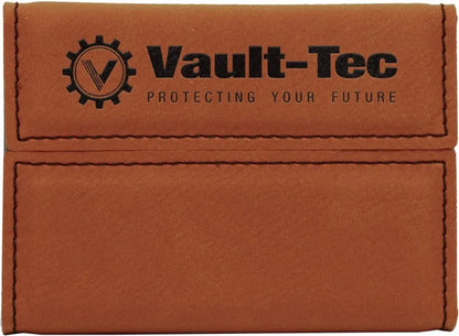 Rawhide 3 3/4" x 2 3/4" Laserable Leatherette Hard Business Card Holder