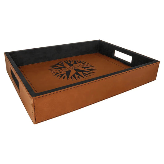 Rawhide 16" x 12" Laserable Leatherette Serving Tray