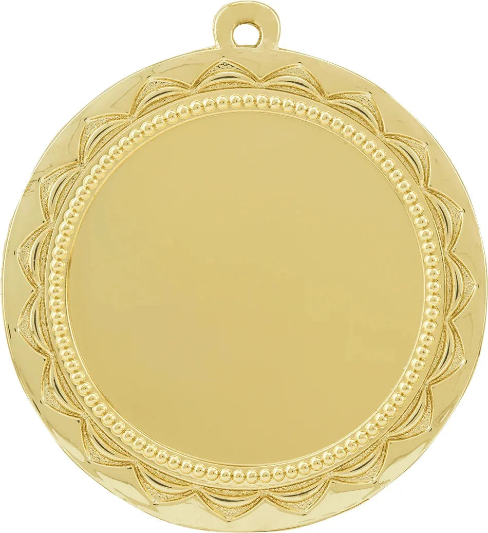 Bright Gold 2 3/4" Sun 2" Insert Holder Medal