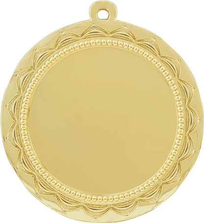 Bright Gold 2 3/4" Sun 2" Insert Holder Medal