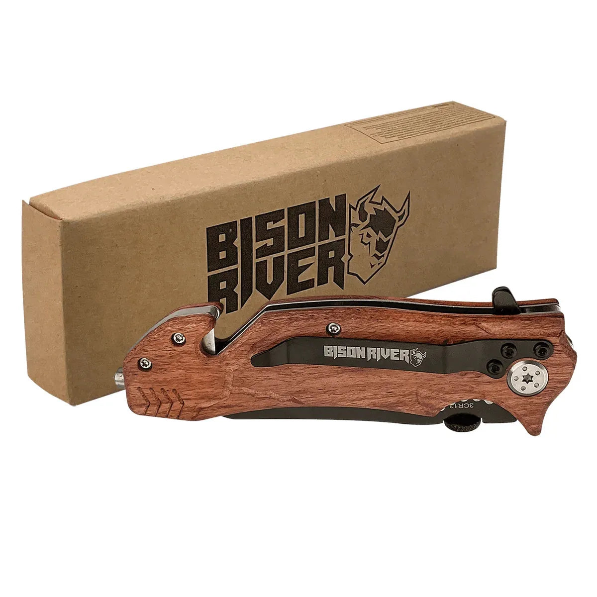 Bison River 4 1/2" Wood Rescue Knife