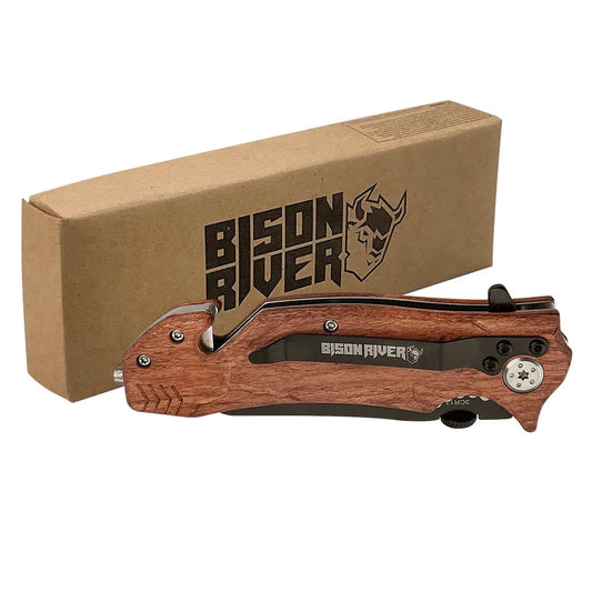 Bison River 4 1/2" Wood Rescue Knife